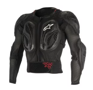 Ochraniacz ALPINESTARS YOUTH BIONIC ACTION JACKET czarny/czerwony - Akcesoria motocyklowe - miniaturka - grafika 1