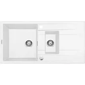 Zlewozmywaki - Deante ERIDAN ZQE A513 alabaster - miniaturka - grafika 1