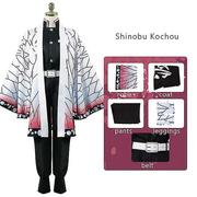 Stroje karnawałowe - Jgxg Dorosłe dzieci Demon Slayer Kimetsu No Yaiba Anime Kimono Kanroji Mitsuri Kostium cosplay Kisatsutai Sexy Kobiety Ubrania na Halloween Pełny z... - miniaturka - grafika 1