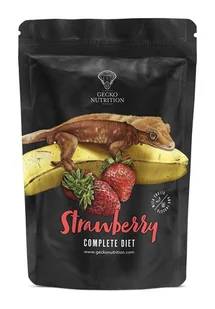 Gecko Nutrition Banan Truskawka - pokarm dla gekonów : Gekon orzęsiony, felsuma 250g - Pokarm dla płazów i gadów - miniaturka - grafika 1