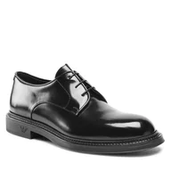Półbuty męskie - Półbuty Emporio Armani X4C653 XF740 00002 Nero - miniaturka - grafika 1