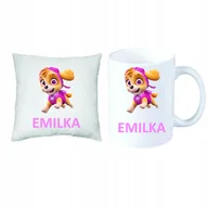 Gadżety dla niej i dla niego - PSI PATROL ZESTAW PREZENT PODUSZKA + KUBEK+ IMIĘ - miniaturka - grafika 1
