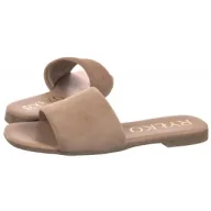 Klapki i japonki damskie - Klapki Beżowe 0AGH2_V_ _4RG (RY1122-a) Ryłko - miniaturka - grafika 1