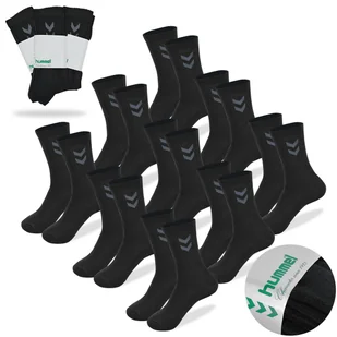 HUMMEL Skarpety Męskie 9 par Długie Czarne Bawełna Rozmiar 41-45 - Hummel - Skarpetki męskie HUMMEL Skarpety Męskie 9 par Długie Czarne Bawełna Rozmiar 41-45 - Hummel - Skarpetki męskie - miniaturka - grafika 1
