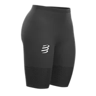 Spodnie sportowe damskie - COMPRESSPORT Spodenki kompresyjne do biegania damskie RUN UNDER CONTROL czarne - miniaturka - grafika 1