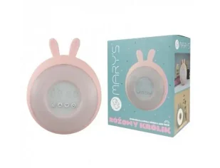 Budzik lampka nocna LED RGB różowy królik - Zestawy szkolne - miniaturka - grafika 1