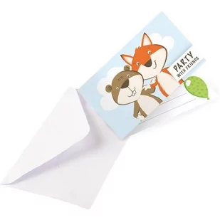 Karty Zaproszeniowe Lis I Bóbr - Dekoracje domu - miniaturka - grafika 1