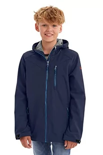 Killtec Chłopięca kurtka softshell/kurtka outdoorowa z kapturem Boys kurtka softshell, granatowa, 128, 37768-000 - Kurtki i płaszcze dla chłopców - miniaturka - grafika 1