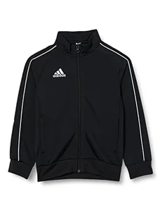adidas Bluza dziecięca CORE18 HOODY Y, czarny/biały, 9-10 lat (M) - Bluzy dla dziewczynek - miniaturka - grafika 1
