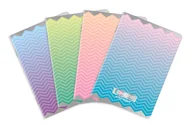 Zeszyty szkolne - Hamelin Zeszyt A4 96 kartek w kratkę Ombre Powder mix wzorów - miniaturka - grafika 1