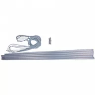 Akcesoria turystyczne - Zestaw prętów Vango Alloy Pole Set 9.5mm x 55cm Kolor: zarys - miniaturka - grafika 1