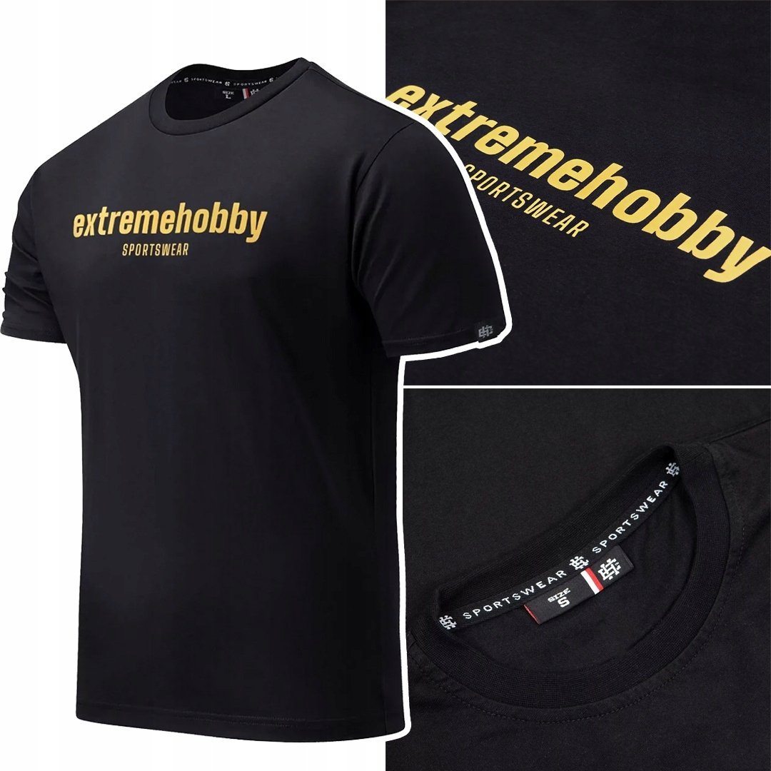 Koszulka Męska T-Shirt Extreme Hobby Mainline Czarna R. M