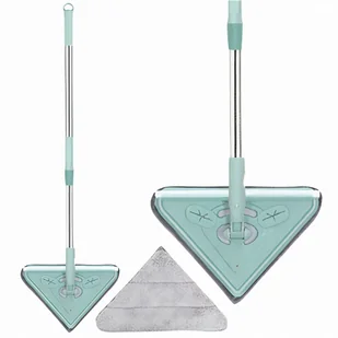 MOP OBROTOWY WYSUWANY TRÓJKATNY KIJ WKLAD NASADKA - Miotły, szufle, mopy - miniaturka - grafika 1