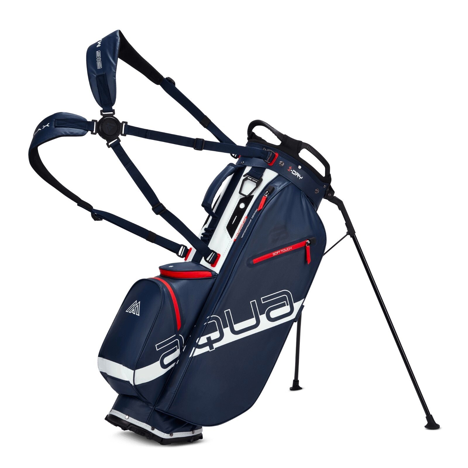 Torba golfowa stand bag Big Max Aqua Eight H Navy/White/Red