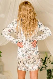 Satynowa koszulka nocna Tulum Boho biała XL - Opakowanie podarunkowe - Bielizna nocna - miniaturka - grafika 2