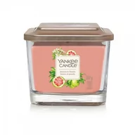 Świece - Yankee Candle Elevation Jasmine & Pomelo Średnia Świeca Zapachowa 347g YC000316 - miniaturka - grafika 1