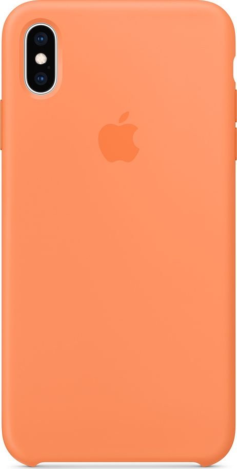 Apple Etui silikonowe iPhone XS Max - papaja