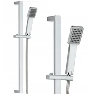 Słuchawki prysznicowe - DRĄŻEK UCHWYT PRYSZNICOWY Z REGULACJĄ WYSOKOŚCI WĄŻ SŁUCHAWKA PRYSZNICOWA - miniaturka - grafika 1