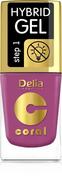 Lakiery do paznokci - Delia Cosmetics Coral Hybrid Gel Emalia do paznokci nr 70 11ml - miniaturka - grafika 1
