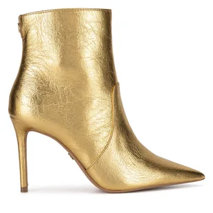 Botki Nine West BYCCC05 Złoty - Botki damskie - miniaturka - grafika 1