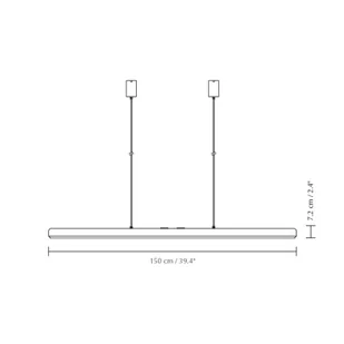 UMAGE lampa wisząca LED Hazel Branch, biały/mosiądz, 150 cm - Lampy sufitowe - miniaturka - grafika 1
