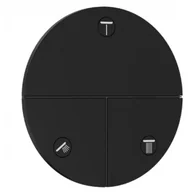 Baterie podtynkowe - HANSGROHE 15558670 ShowerSelect Comfort S Zawór odcinający, podtynkowy do 3 odbiorników Czarny Matowy - miniaturka - grafika 1