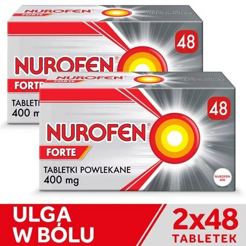 Reckitt Benckiser Healthcare benckiser poland) s.a Nurofen Forte 400 mg 2 x 48 tabletek