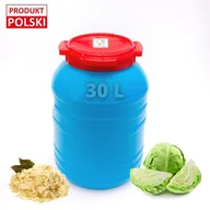 Beczki - Beczka Do Kiszenia Plastikowa 30L Zakręcana - miniaturka - grafika 1