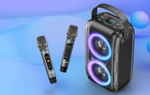 Głośnik bezprzewodowy Bluetooth W-KING T9II 60W (czarny) - Głośniki i kolumny - miniaturka - grafika 11