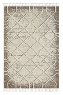 Dywan MY-RUG, Meera 1, 200x140, beżowy, dywan z wysokim włosiem, efekt high-low, lekko błyszczący, prostokątny - Dywany - miniaturka - grafika 1