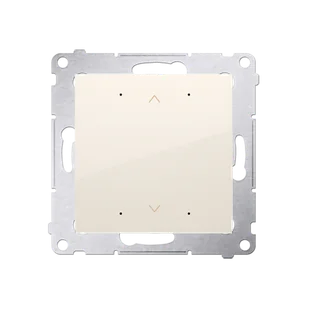 Kontakt Simon Kontakt Simon Lokalny sterownik roletowy Kontakt-Simon Simon 54 DEZ1L.01/41 z automatyczną kalibracją i programowalną pozycją ulubioną kremowy - Sterowanie roletami - miniaturka - grafika 1