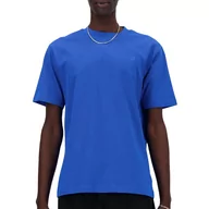 Koszulki męskie - Koszulka New Balance MT41533BUL - niebieska - miniaturka - grafika 1