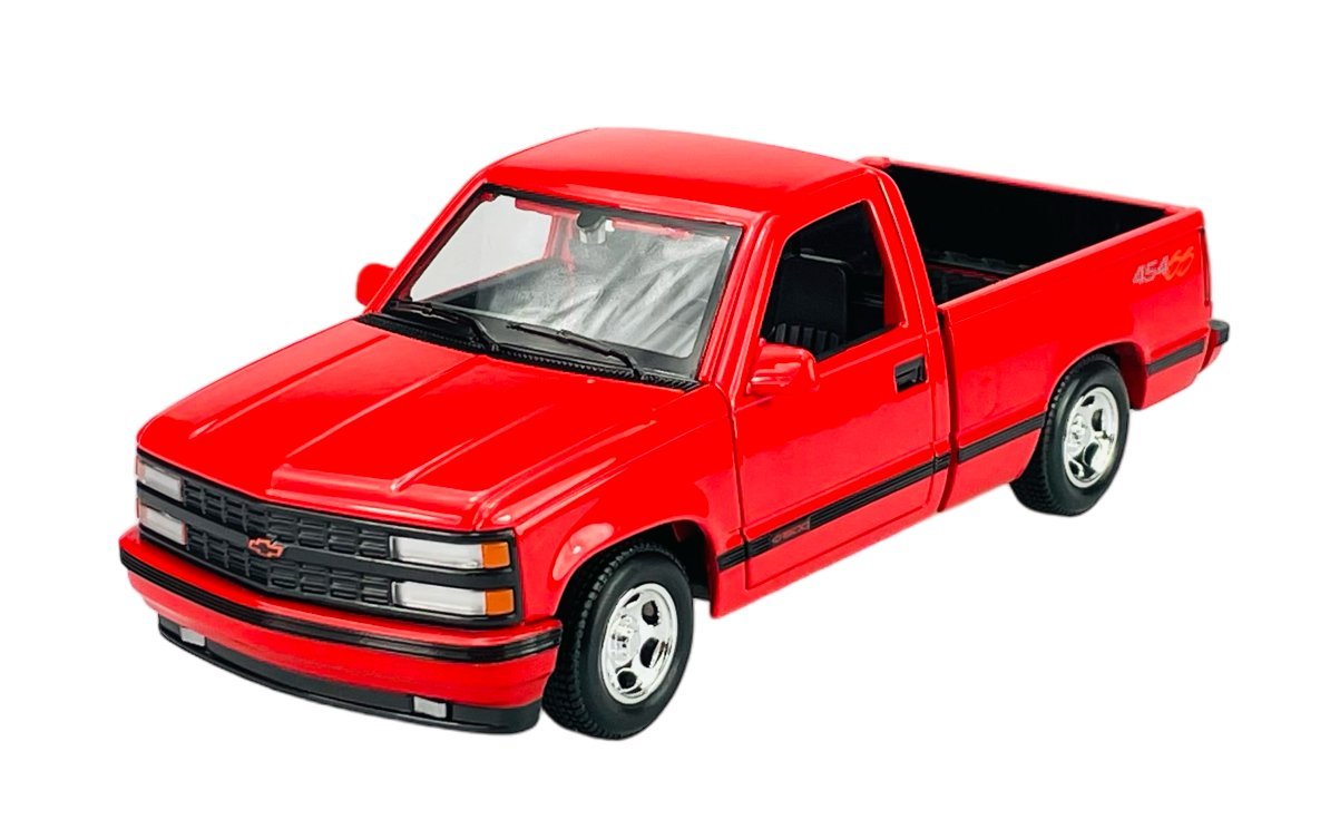 MAISTO 1993 CHEVROLET 454 SS PICKUP CZERWONY 1:24 32901