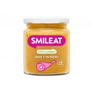 Dania dla dzieci - Smileat Słoiczek z ekologicznym indykiem i warzywami po 6 miesiącu 230 g Bio - miniaturka - grafika 1