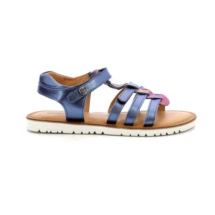 Sandały dziecięce Kickers BRAHMIA MARINE METAL RAINBOW - Buty dla dziewczynek - miniaturka - grafika 1