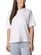 Koszulki i topy damskie - Columbia Koszulka "North Cascades" w kolorze białym - miniaturka - grafika 1