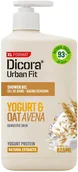 Kosmetyki do kąpieli - DICORA Żel pod prysznic Jogurt i Płatki Owsiane 825 ml - miniaturka - grafika 1