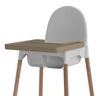 Mata silikonowa pełna na krzesełko IKEA Antilop - NATURAL, BabySteps - Krzesełka do karmienia - miniaturka - grafika 1