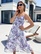 Sukienki - Sukienka SERENA biała Dstreet EY2534-XS - miniaturka - grafika 1