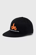 Czapki męskie - DC czapka z daszkiem bawełniana kolor czarny z aplikacją - miniaturka - grafika 1