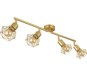 Lampy sufitowe - Globo 54802GB-4 - Oświetlenie punktowe XARA I 4xE14/40W/230V zl. - miniaturka - grafika 1