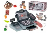 Zabawy w naśladowanie dorosłych - Duża EDUKACYJNA KASA SKLEPOWA LCD FISKALNA dla DZIECI ŚWIATŁO i DŹWIĘK 24w1 - miniaturka - grafika 1