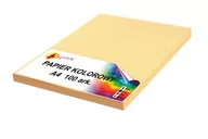 Szkolne artykuły papiernicze - Papier kolorowy A4 80g chamois 100 arkuszy - miniaturka - grafika 1
