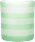 Yankee Candle Świeca wotywna al Stripe z zielonym uchwytem