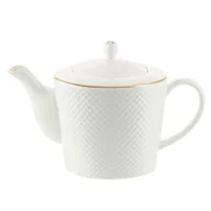Dzbanki i imbryki - Dzbanek do herbaty porcelanowy 1,3 litra BARI GOLD - miniaturka - grafika 1