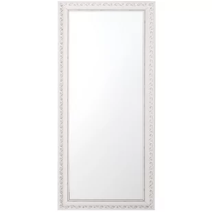 Beliani Lustro ścienne białe/srebrne 50 x 130 cm MAULEON - Lustra - miniaturka - grafika 1