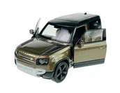 Samochody i pojazdy dla dzieci - WELLY 2020 LAND ROVER DEFENDER BRĄZOWY 1:34 SAMOCHÓD NOWY METALOWY MODEL - miniaturka - grafika 1