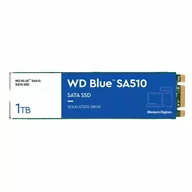 Dyski SSD - SSD|WESTERN DIGITAL|SA510|1TB|M.2|SATA 3.0|Write speed 520 MBytes/sec|Read speed 560 MBytes/sec|2.38mm|TBW 400 TB|MTBF 1750000 hours|WDS100T3B0B - miniaturka - grafika 1