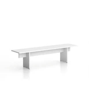 Ławka SOLID, 1800 x 400 x 443 mm, orzech - Biurka - miniaturka - grafika 7