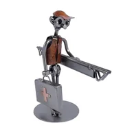 Figurki dekoracyjne - Metalowa figurka Sanitariusz. Idealny prezent dla ratownika - miniaturka - grafika 1